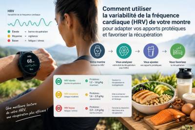 Comment utiliser la variabilité de la fréquence cardiaque (hrv) de votre montre pour adapter vos apports protéiques et favoriser la récupération