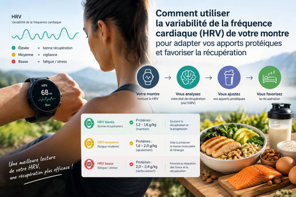 Comment utiliser la variabilité de la fréquence cardiaque (hrv) de votre montre pour adapter vos apports protéiques et favoriser la récupération