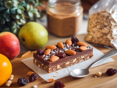 Recette énergisante : barre maison pour booster vos entraînements